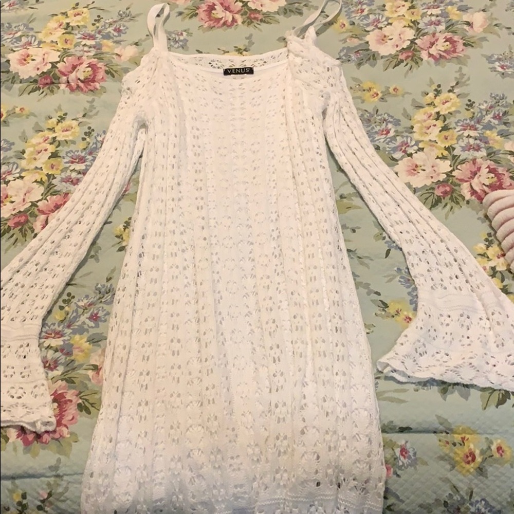 White Sweater Dress